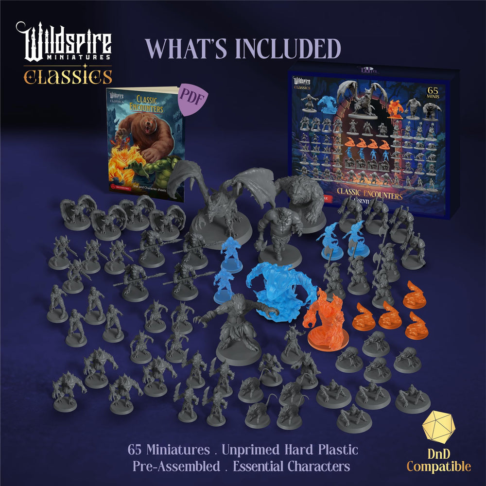 Wildspire Classic Encounters goblin miniature for quick skirmishes on tabletop.
