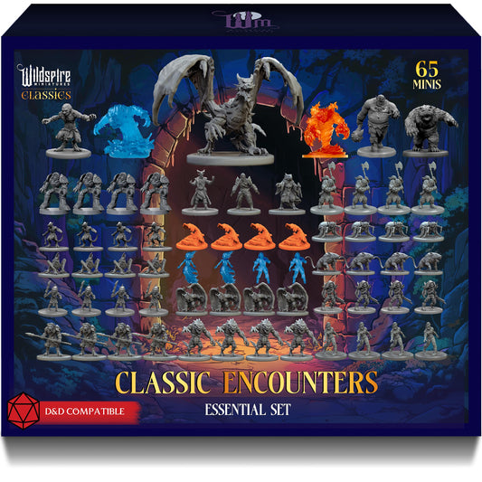 Wildspire Classic Encounters ogre miniature for dramatic dungeon battles.