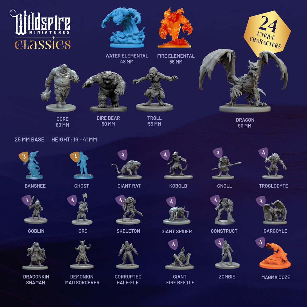 Wildspire Classic Encounters troll miniature for intimidating frontline encounters.