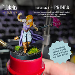 Wildspire Classic Heroes 28mm-scale reference for size comparisons.