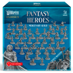 Wildspire Classic Heroes Mercenary Band I group shot for epic D&D battles.