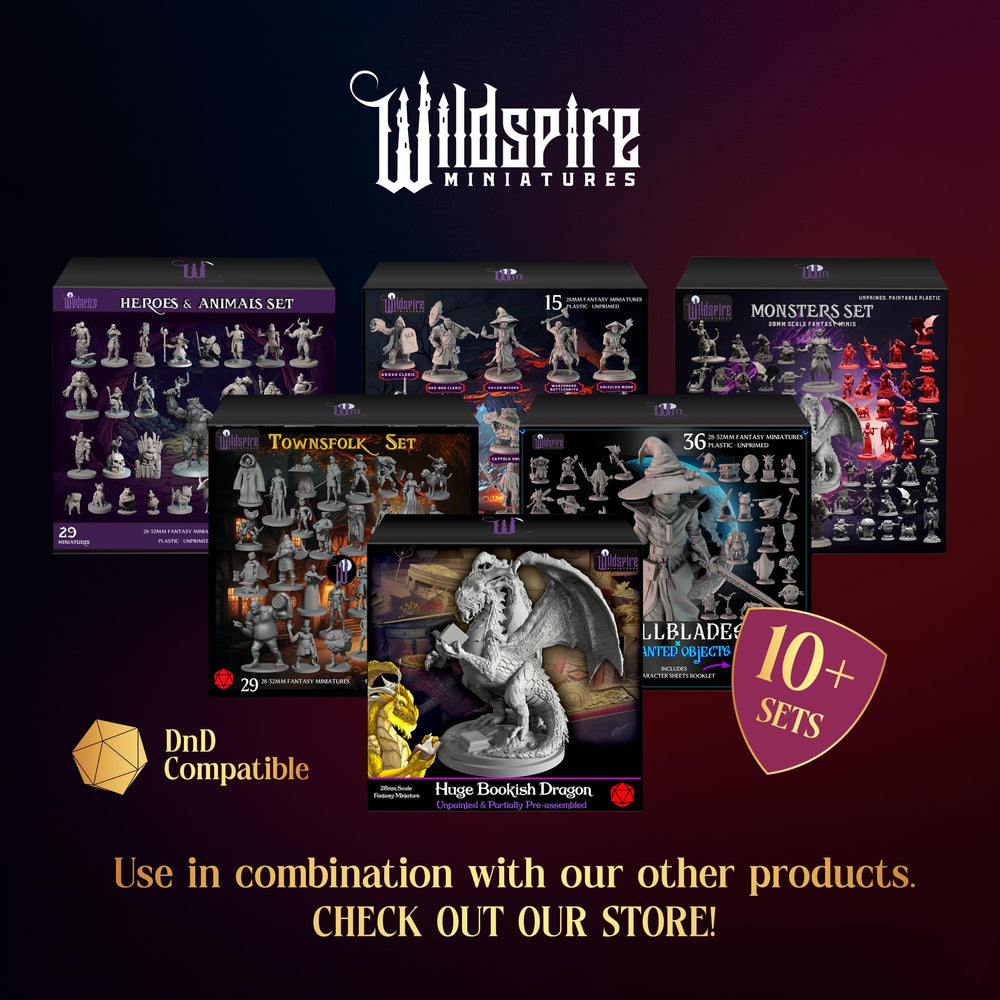 Wildspire customer-support miniatures replacement policy ensures satisfaction.