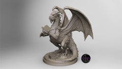 Wildspire dragon 28-32mm scale miniature fits standard D&D minis