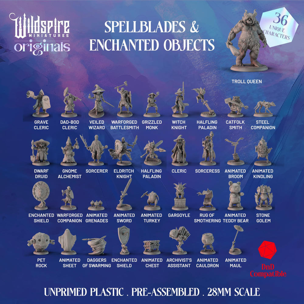 Wildspire Enchanted Swords mini for exciting magical encounters on the table.
