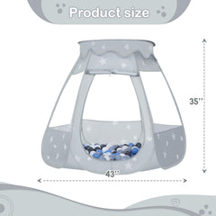 Wilhunter indoor-outdoor play tent ready for home, yard, or party.
