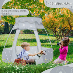 Wilhunter removable roof cover offers versatile indoor/outdoor use.