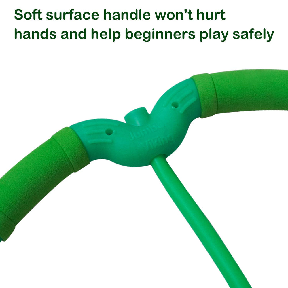 Willingfun height-adjust pogo ball accommodates growing players.