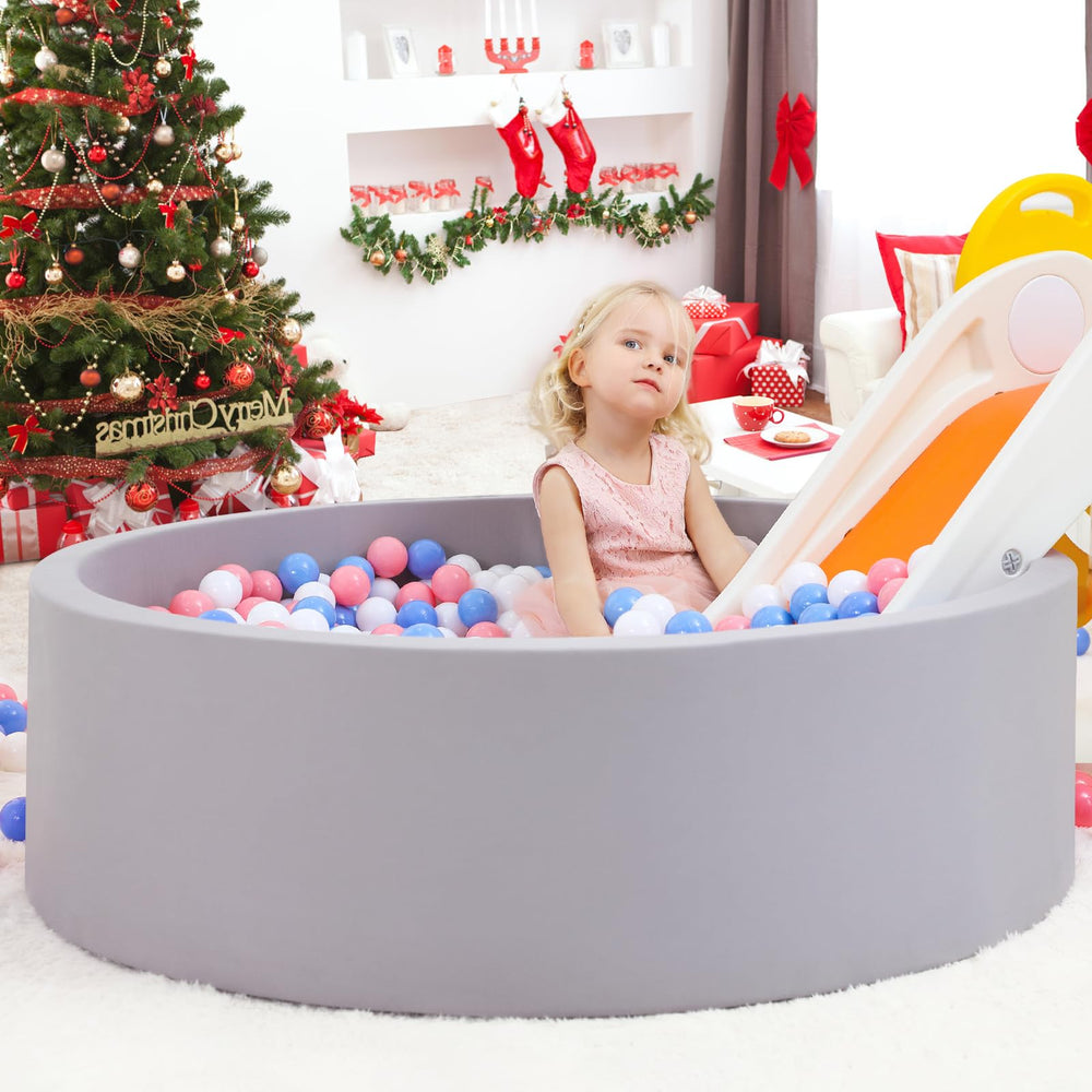 Gift ready Wilwolfer ball pit offers spacious play space for kids