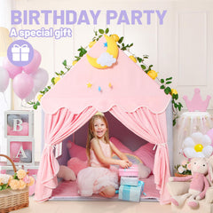 Wilwolfer kid tent durable polyester fabric supports easy cleaning