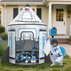 Wilwolfer space party tent perfect as décor and activity hub.