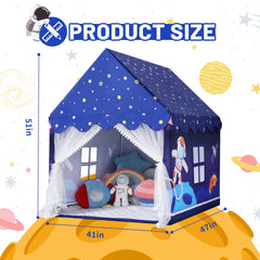 Wilwolfer Space Tent ideal for playrooms, bedrooms, and reading