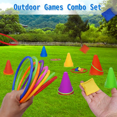 Win SPORTS soft plastic cones closeup shows durable, kid-friendly material.