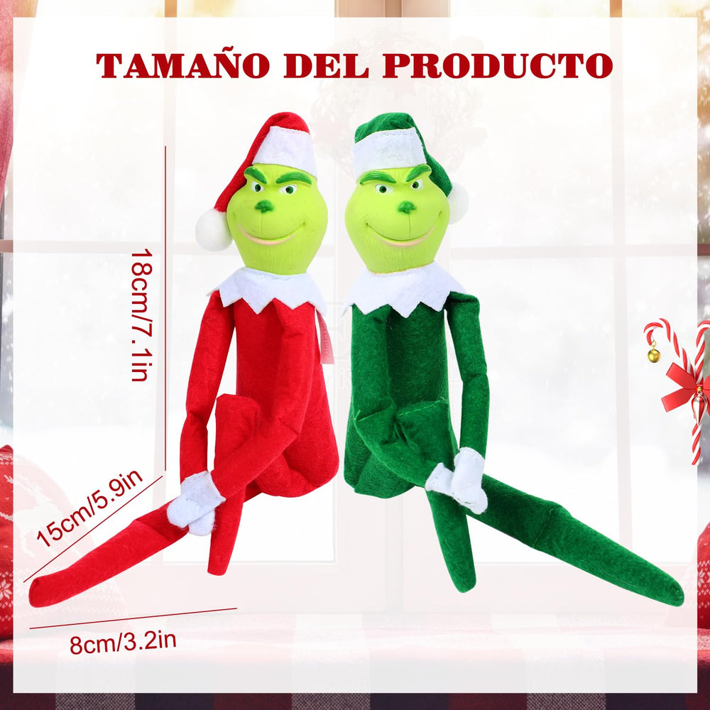 Winblot Christmas elf plush doll brightens offices and homes during the holidays.