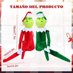 Winblot Christmas elf plush doll brightens offices and homes during the holidays.