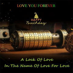 WindamazingStory cryptex side view highlighting brass construction