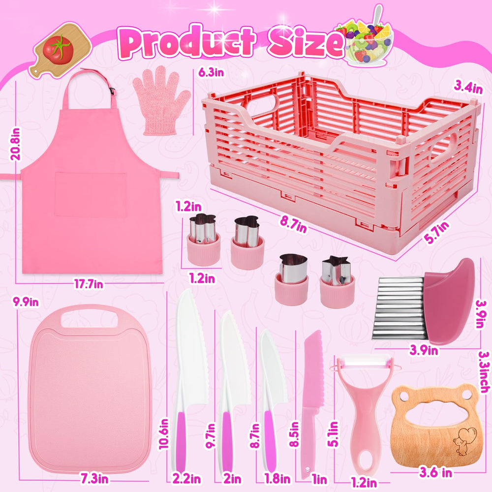 Windidi child-friendly cutting board for safe pretend meal prep