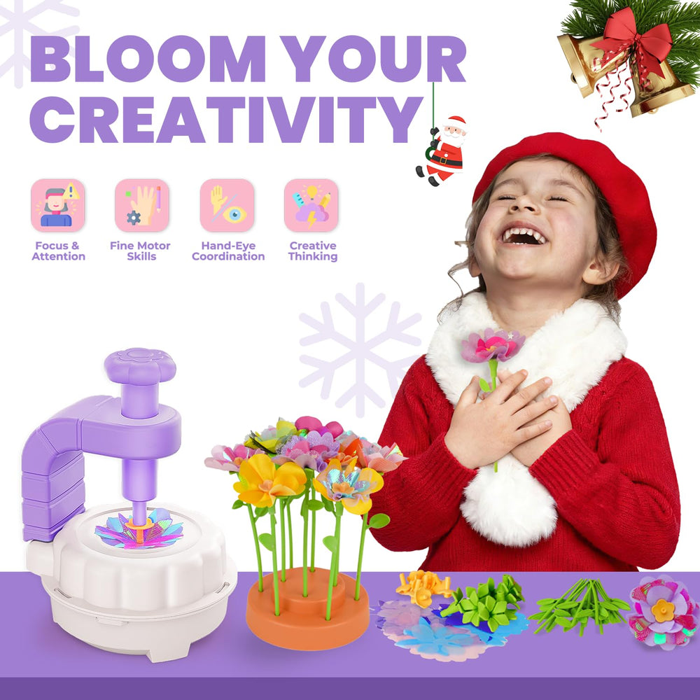 Windpaint fabric petals offer vibrant colors for imaginative bouquets