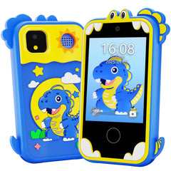 Windpaint Kids Phone blue front display shows educational content.