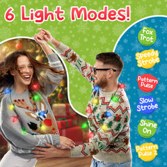 Adult-friendly festive accessory from Windy City Novelties, reusable and durable for many holidays