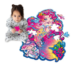 Wings Giant jumbo mermaid floor puzzle hero fosters imaginative play and focus