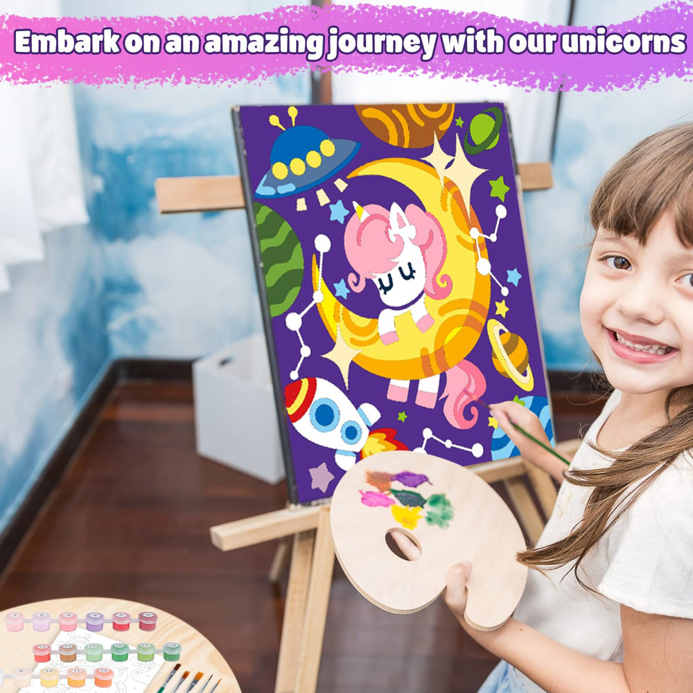 Wings Giant Unicorn Paint-by-Numbers Kit thoughtful gift pack for birthdays and crafts.