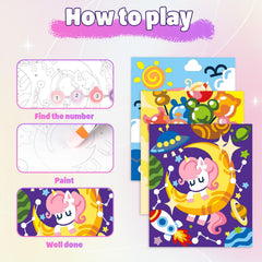 Wings Giant Unicorn Paint-by-Numbers Kit offers screen-free creativity for kids and adults.