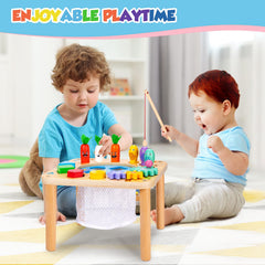 Wingyz Activity Table carrot harvest invites motor practice during pretend play