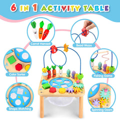 Wingyz Activity Table shape matcher builds cognitive connections through patterns