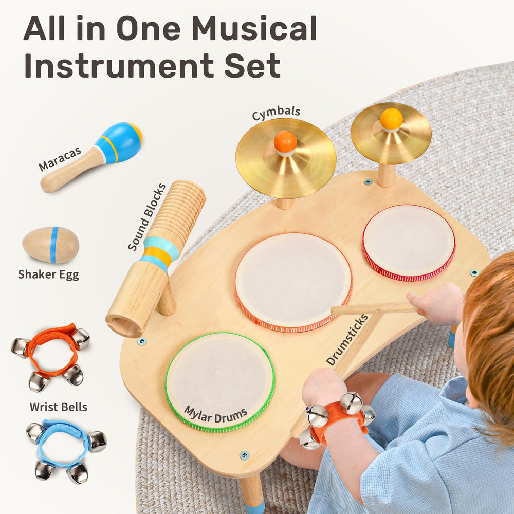 Wingyz Mylar drums deliver resonant beats for authentic toddler music sessions
