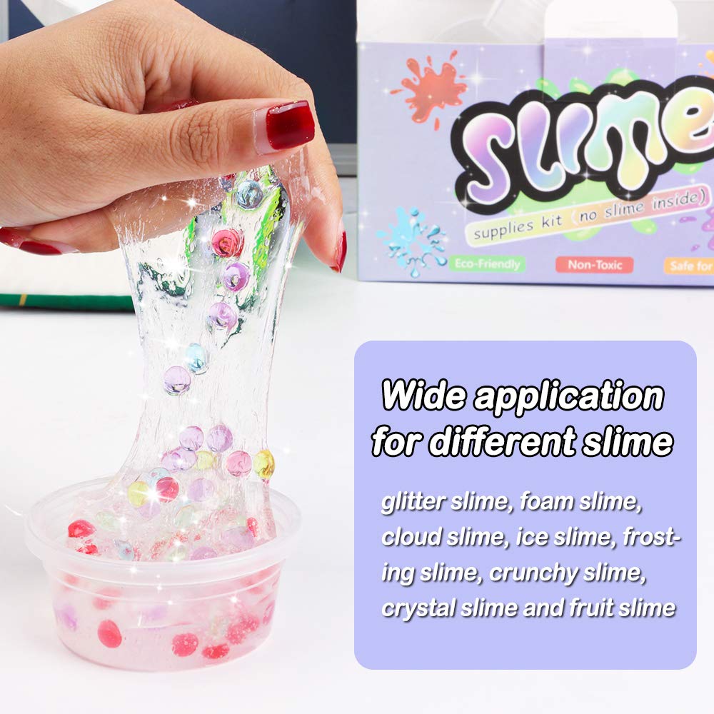 WINLIP fishbowl beads brighten slime with colorful texture