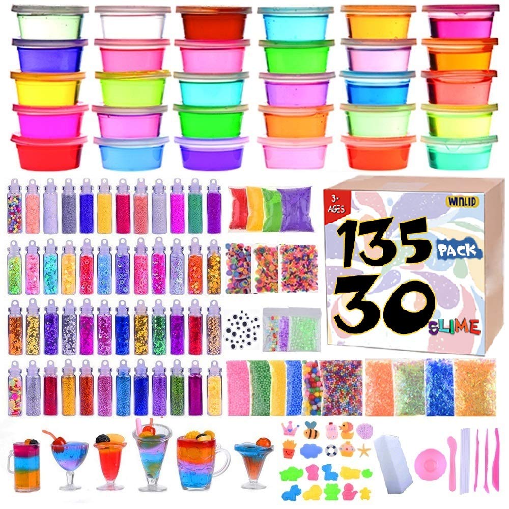 WINLIP slime kit tools and cups keep play tidy and organized