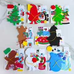 Winlyn Christmas ornament kit gingerbread-man base, holiday display ready