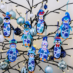 Winlyn festive headwear stickers include hats and horns for variety.