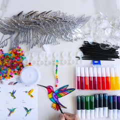 Winlyn 590-inch fishing thread enables easy hanging of suncatchers.