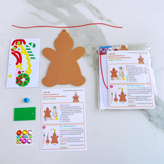 Winlyn gem stickers add sparkle to gingerbread crafts