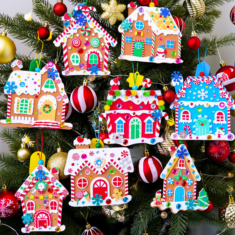 Winlyn glitter snowflake stickers add sparkle to holiday crafts.