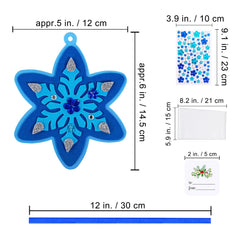 Winlyn glittery foam dots and waterdrops add sparkle to ornaments