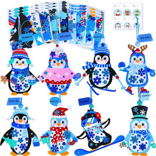 Winlyn penguin ornament base foam for festive crafting