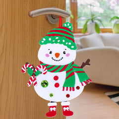 Winlyn scarf and bowtie stickers create colorful, personalized winter decorations