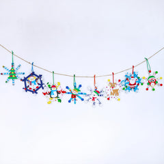 Winlyn three sizes popsicle sticks enabling easy varied ornament crafting for children