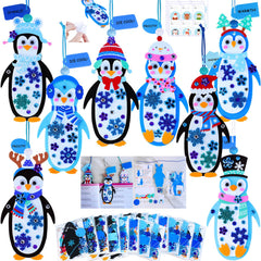 Winlyn winter penguin bookmark base, ideal for festive DIY crafts.