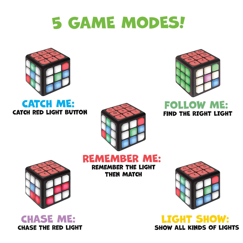 Winning Fingers Flashing Cube supports solo or multiplayer rounds for family game nights.