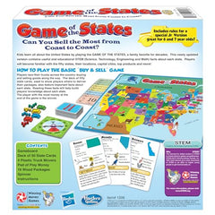Winning Moves Game of the States trucks enable hands-on delivery play