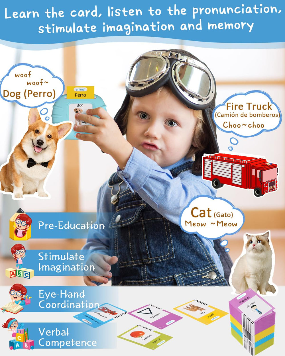 Winnrok pocket speech cat design offers safe, screen-free learning for toddlers.