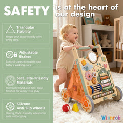 Winnrok walker in use indoors supports safe playtime.