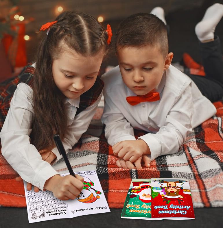 Winrain six festive designs offer variety for stockings, classrooms, or party bags.