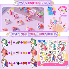 Winrayk rainbow unicorn PVC items for colorful party decor