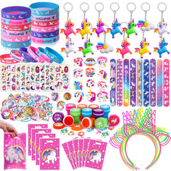 Winrayk unicorn bracelets in bright colors for party fun
