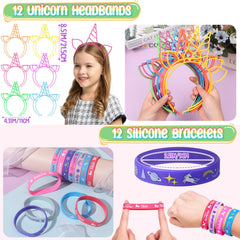 Winrayk unicorn headbands in six colors for photo moments