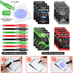 Winrayk mini notebooks for gamer notes and doodles at parties.